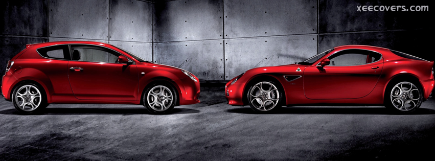 Alfa Romeo 8c facebook cover photo hd