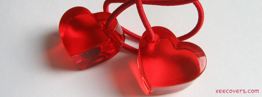 Glass Hearts facebook cover photo hd