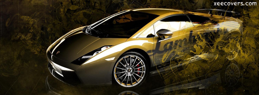 Lamborghini 3D facebook cover photo hd