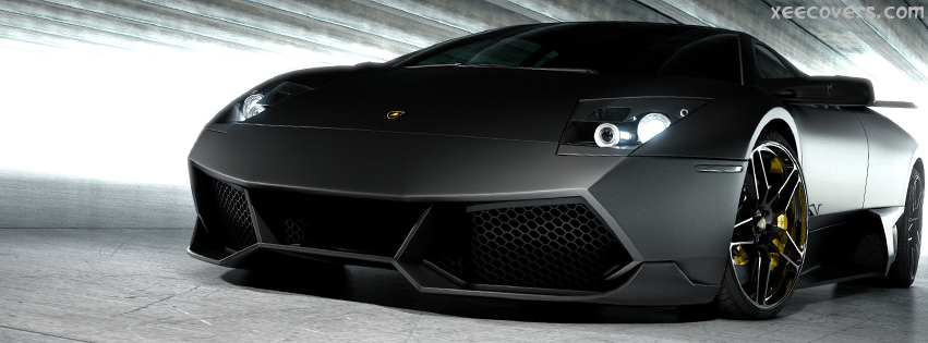 Lamborghini Black facebook cover photo hd