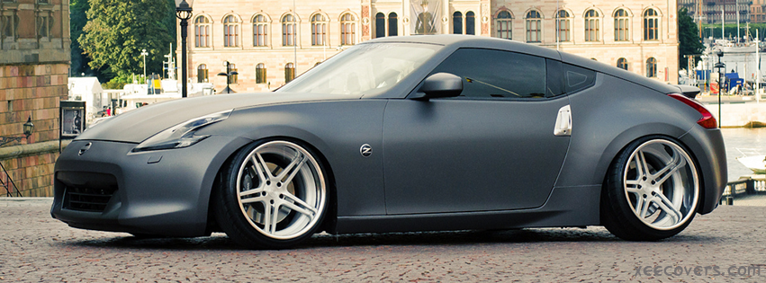 Nissan 370z Stance facebook cover photo hd