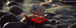 Pirates Tiny Boat on Rocks