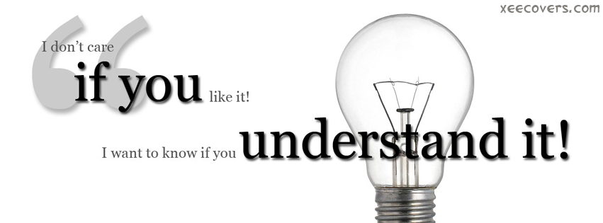Understand It! facebook cover photo hd