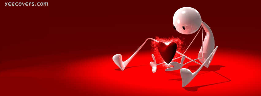 Animated Broken Heart facebook cover photo hd