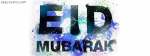 Eid Mubarik (Blue design)