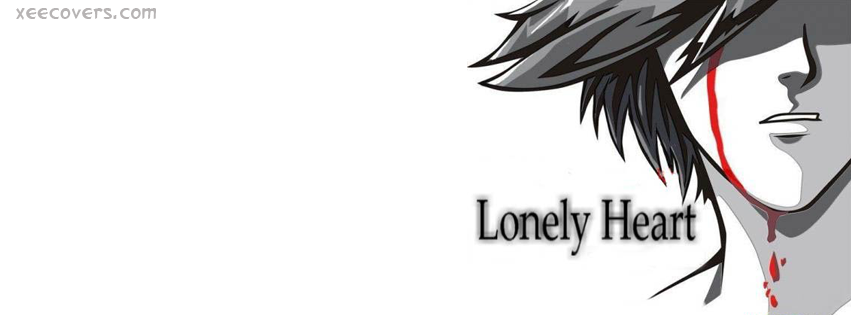 Emo Lonely Heart facebook cover photo hd