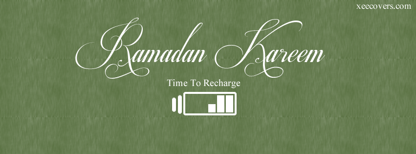 Ramadan Kareem – Its Time To Recharge facebook cover photo hd