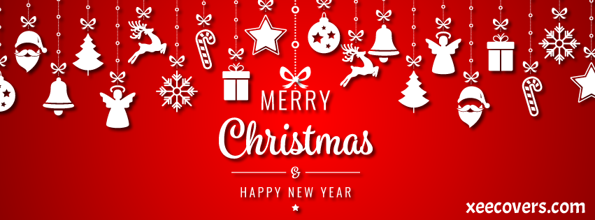 Merry Christmas And Happy New Year FB Cover Photo HD